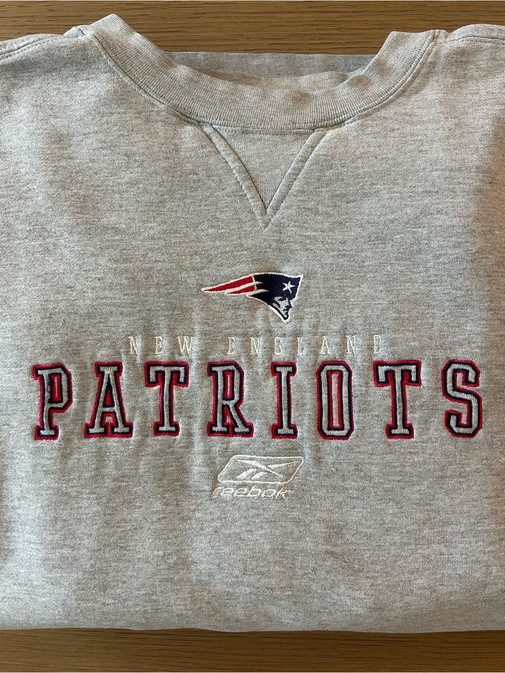 Reebok New England Patriots Crewneck Sweatshirt